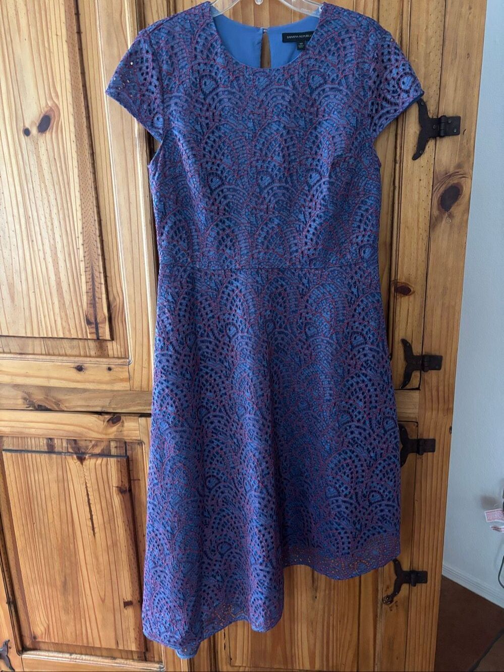 Banana Republic Lacy Asymmetrical Hem Dress